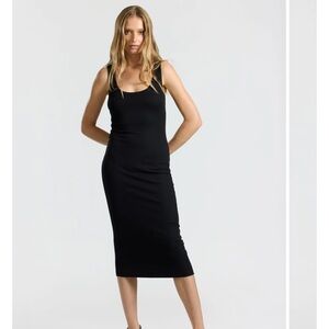 Cotton citizen slightvombre ribbed tank dress